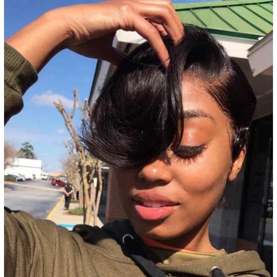 8" Pixie Cut Glueless