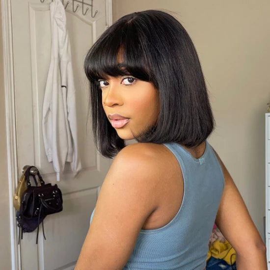 12" Realistic Bob Wig