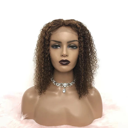 14" Kinky Curly Wig Closure